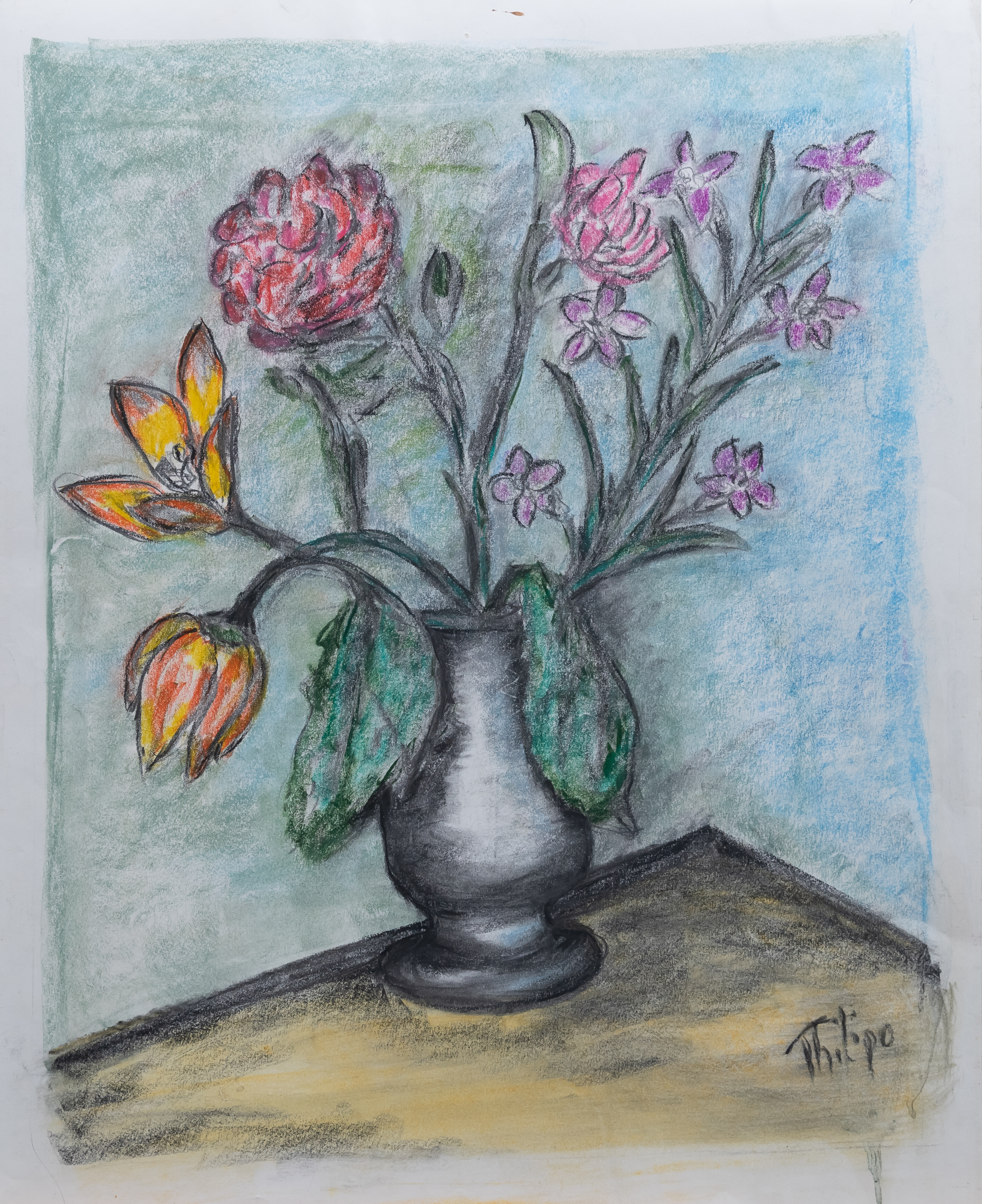 Stilleben Blumen in Vase